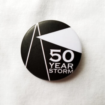 50 Year Storm pin badge